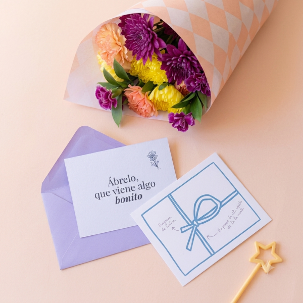 Feliz Cumple - Ramo de flores y kit de cumpleaños